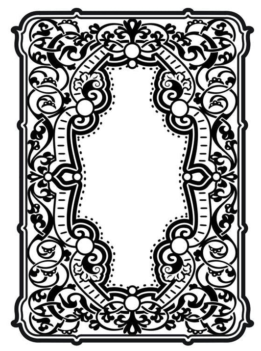 Creative Expressions Jennifer's Frame Pre Cut Stamp