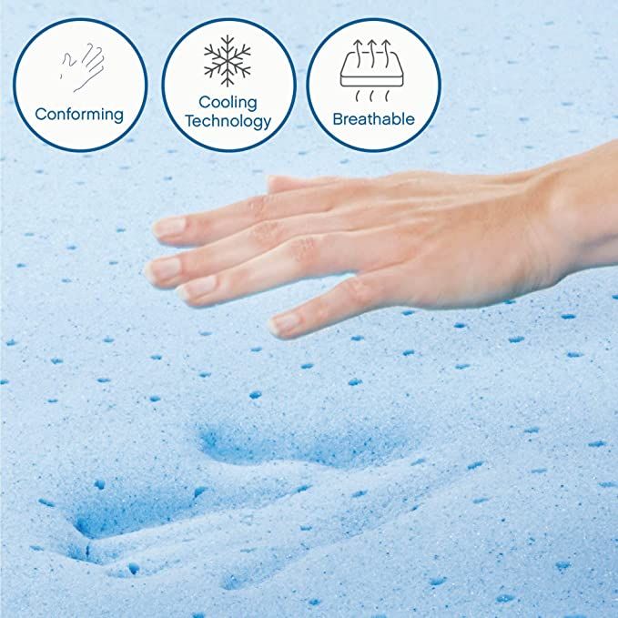 UltraFlex® PLEASURE 10" Orthopedic, Cool Smart Gel Infused and Chill Memory Foam, Eco-friendly Mattress (Made in Canada)