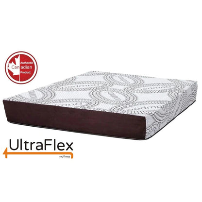 UltraFlex® SERENITY Orthopedic, Premium Smart Gel Infused Memory Foam, Eco-friendly Mattress with Waterproof Mattress Protector (Made in Canada)