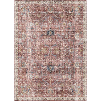 Teppich Jasper Rose Taupe Rot