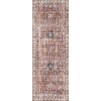 Teppich Jasper Rose Taupe Rot