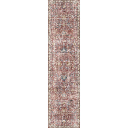 Teppich Jasper Rose Taupe Rot
