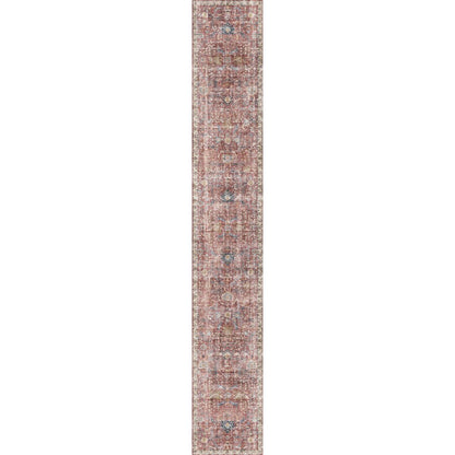 Teppich Jasper Rose Taupe Rot