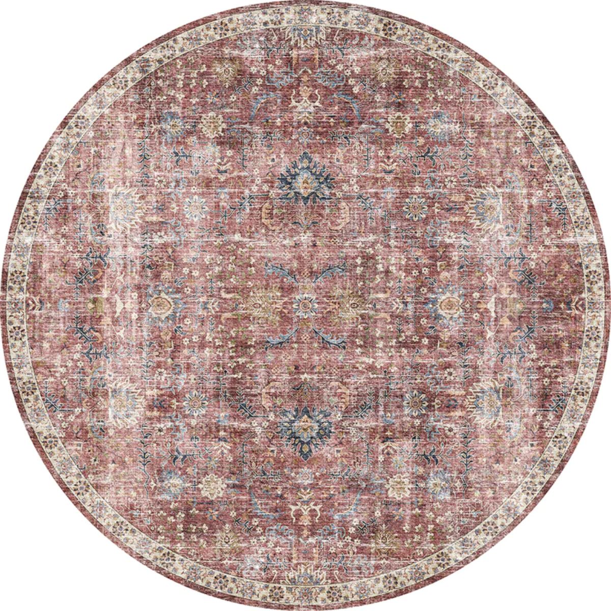 Teppich Jasper Rose Taupe Rot