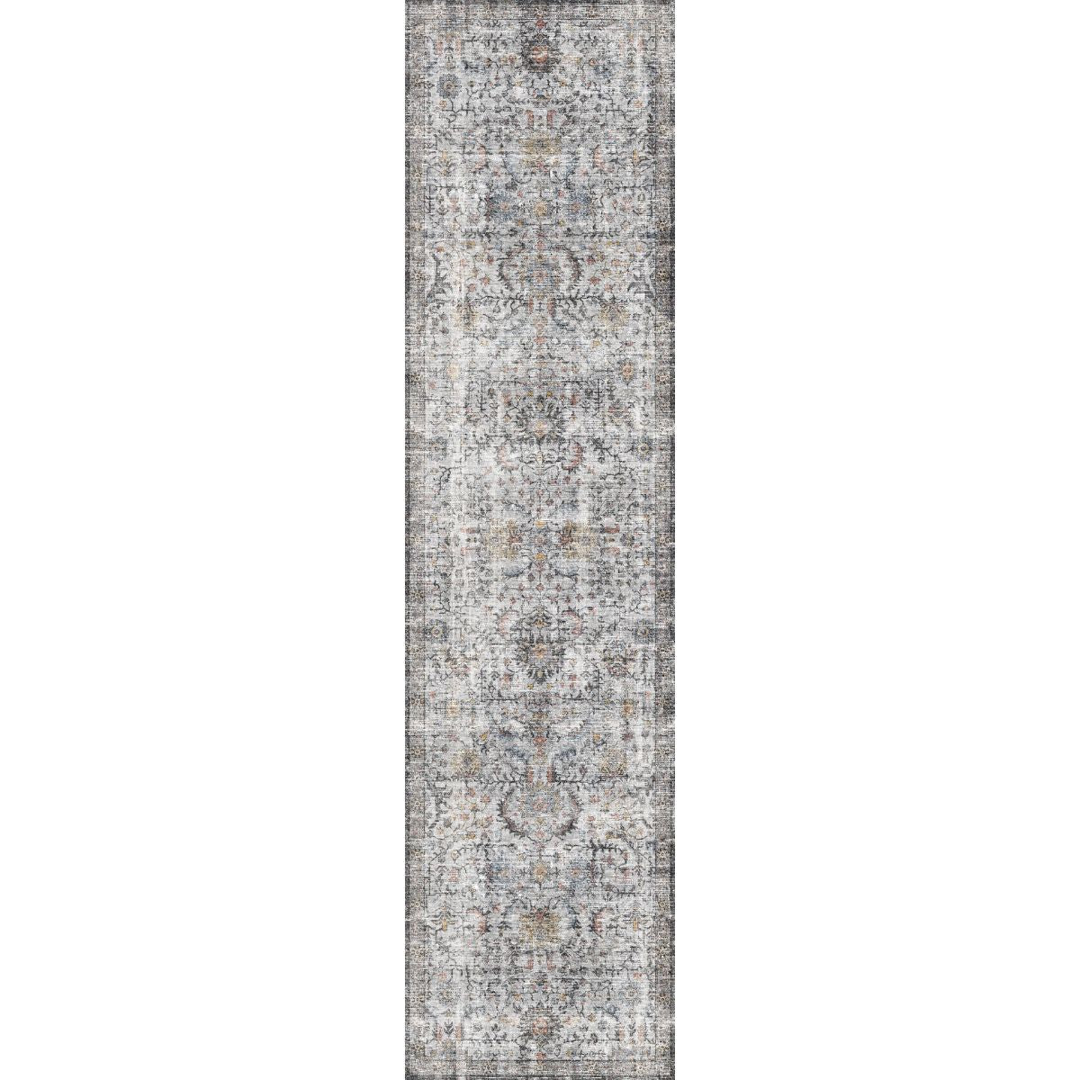 Hialeah Silber Pastellblauer Teppich