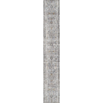 Hialeah Silber Pastellblauer Teppich