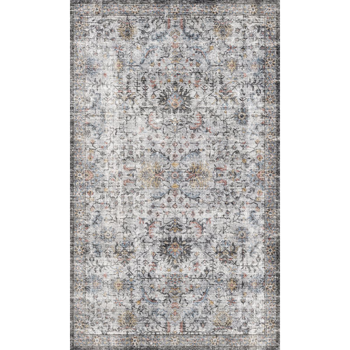 Hialeah Silber Pastellblauer Teppich