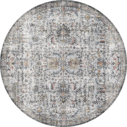 Hialeah Silber Pastellblauer Teppich