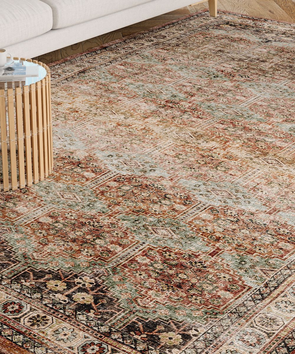 Teppich Layla Sage Taupe