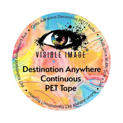 Visible Image Destination Anywhere Continuous PET Tape