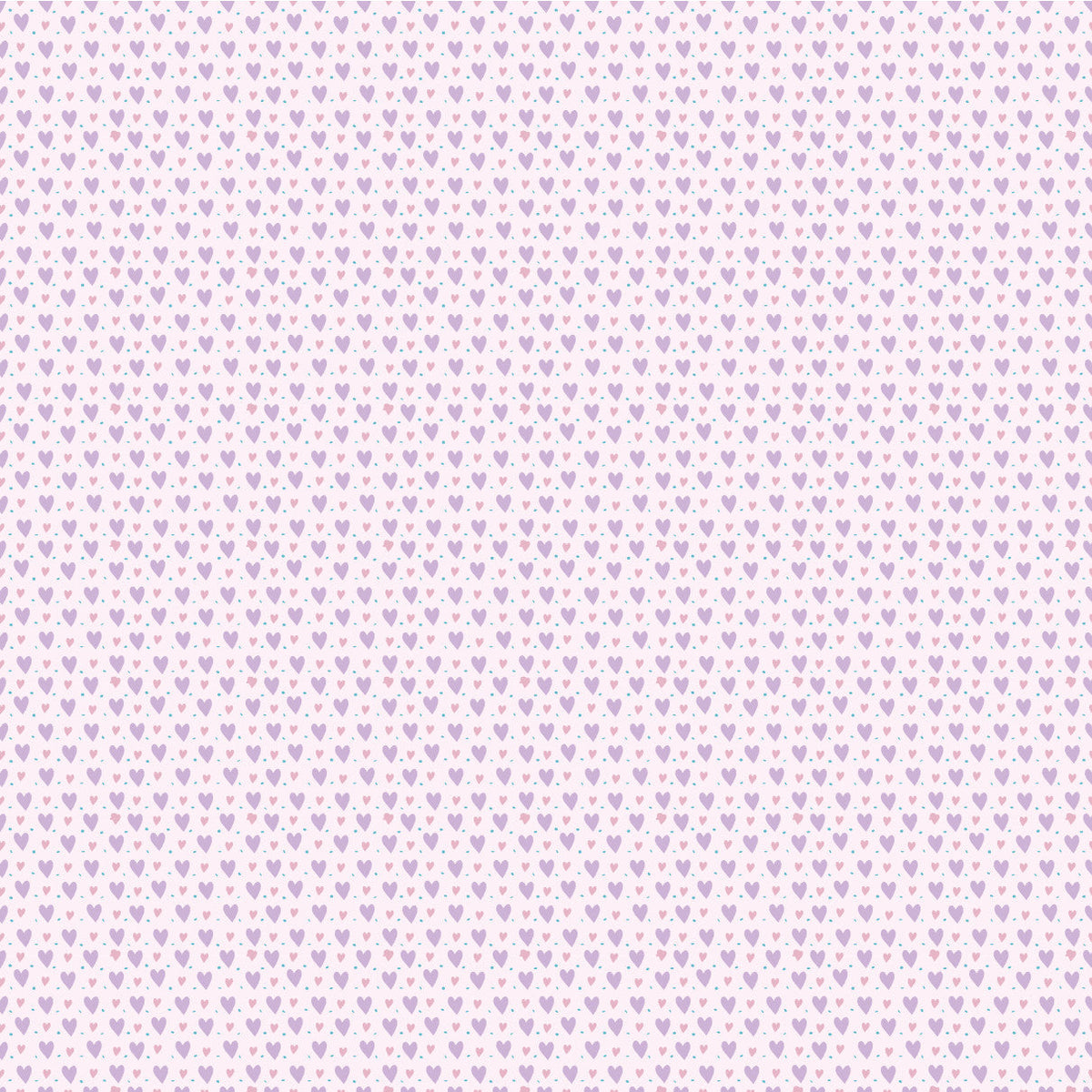 Valentines Hearts Purple Adhesive Vinyl #4
