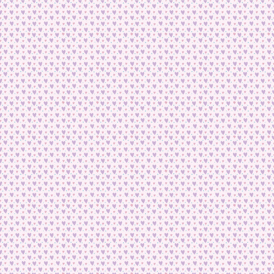 Valentines Hearts Purple Adhesive Vinyl #4