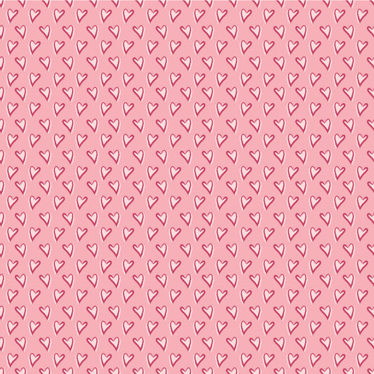 Valentines Hearts Border Adhesive Vinyl #3