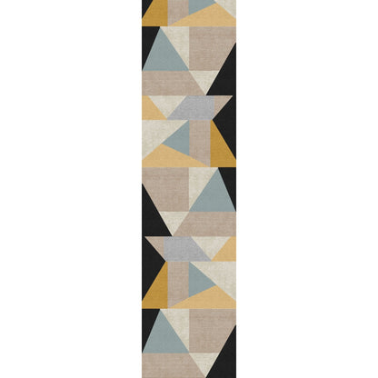 Teppich Mizza Schwarz Gelb Multicolor