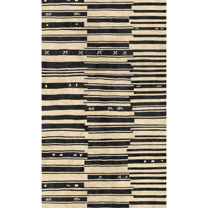 Xelara Natural Black Rug