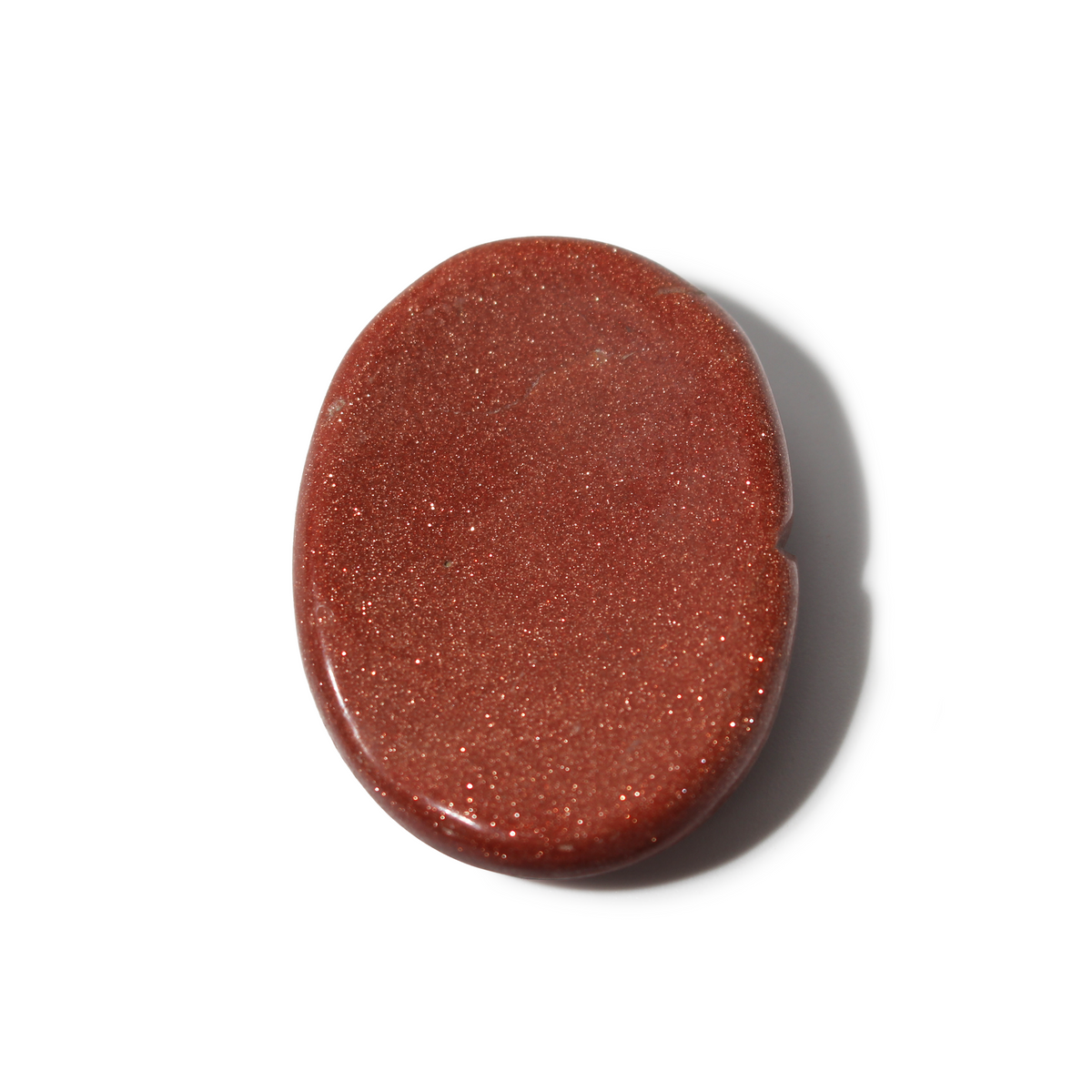 Brown Goldstone Worry Stone - Pack of 5 (Synthetic)