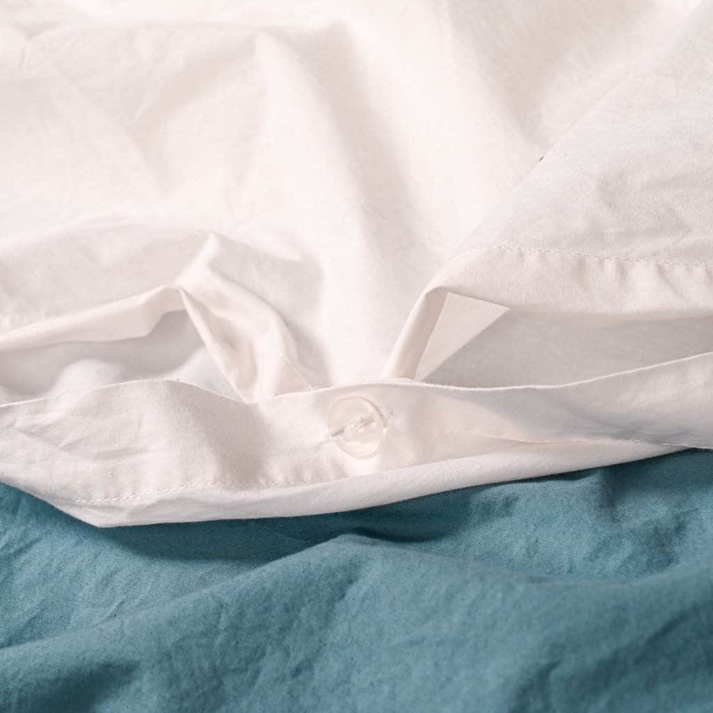 Washed Percale Duvet Cover