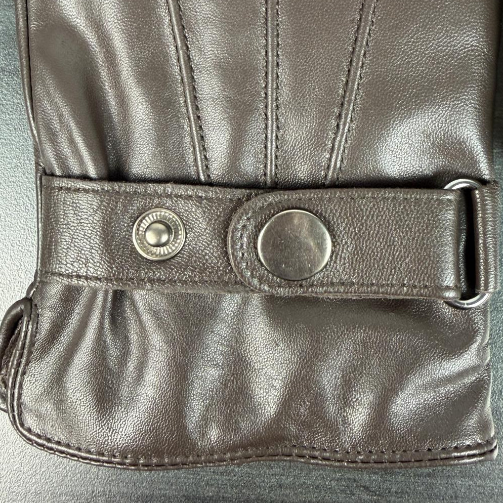 Men's Lamb Leather Gloves with Wool Blend Lining
