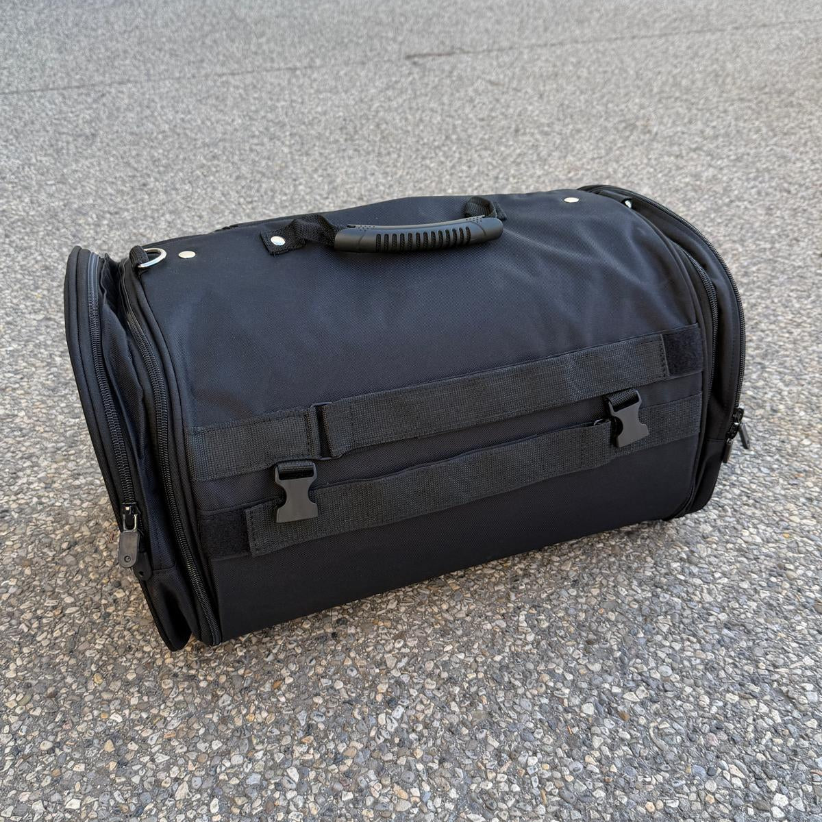 Skull Embroidered Travel Duffle Bag