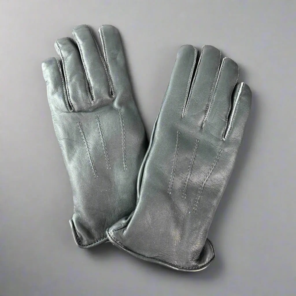 Women's Leather Gloves with Fur Lining
