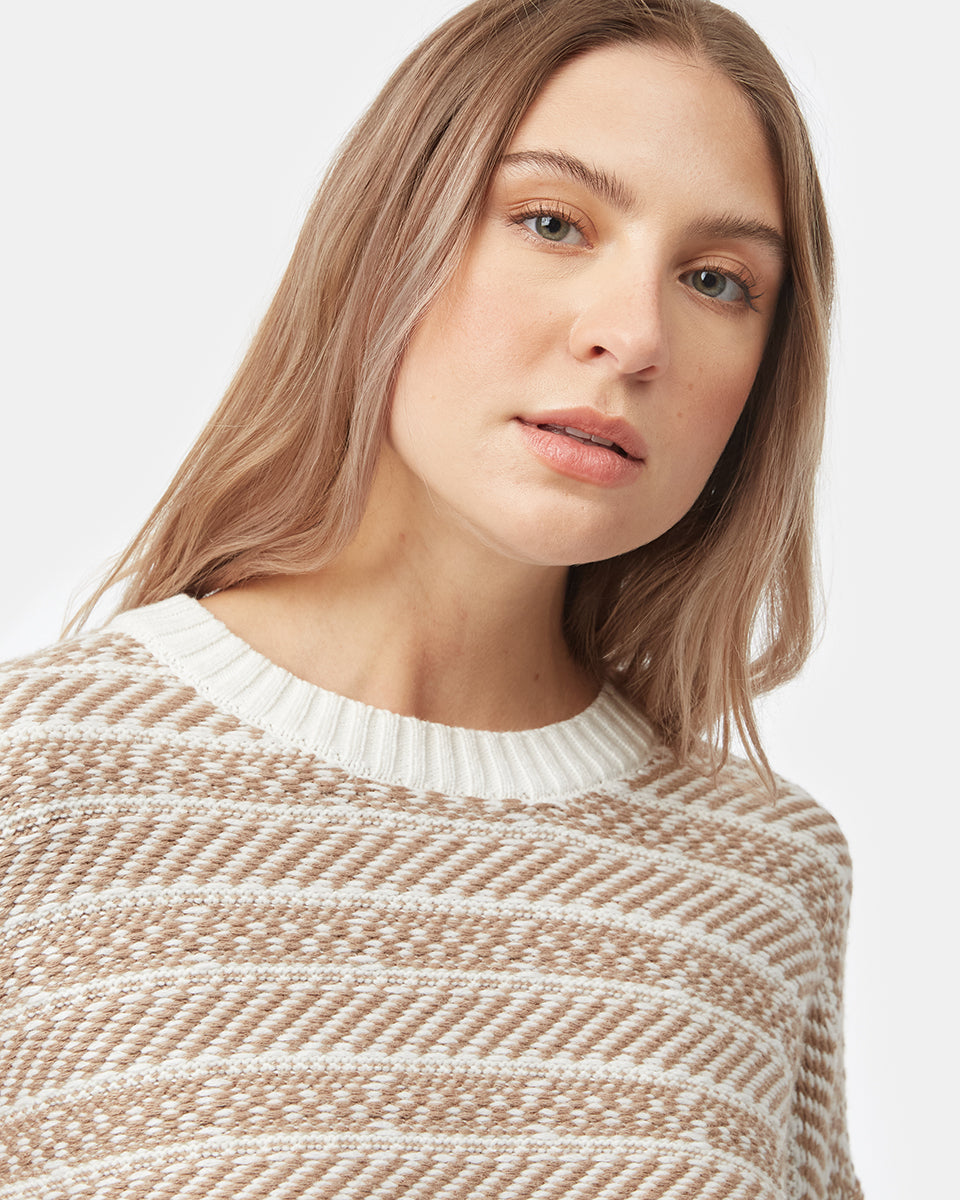 Highline Intarsia Crewneck-Pullover