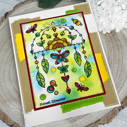 Woodware Clear Singles Garden Dream Catcher 4 in x 6 in Stamp