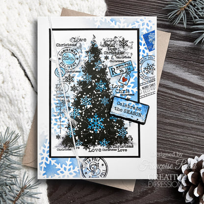 Woodware Snowflake Screen 6 in x 6 in Mask