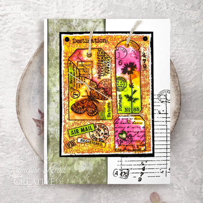 Woodware Clear Singles Tag Collection 6 in x 8 in Stamp