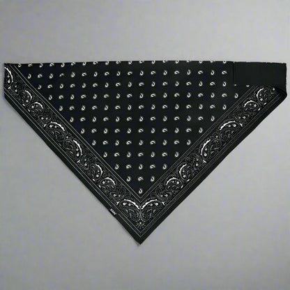 ZANheadgear 3 In 1 Classic B&W Paisley Bandana