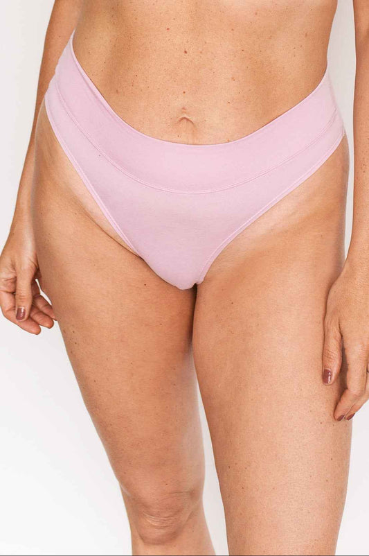 Cheeky taille haute à bande - Orchidée