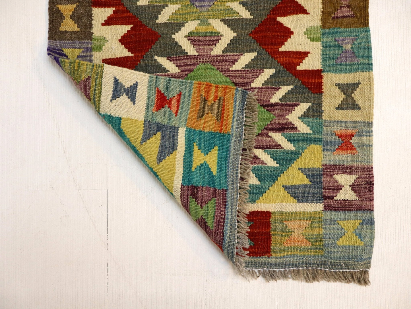 Afghan Maimana Kelim Teppich | 1' 11" x 2' 11"