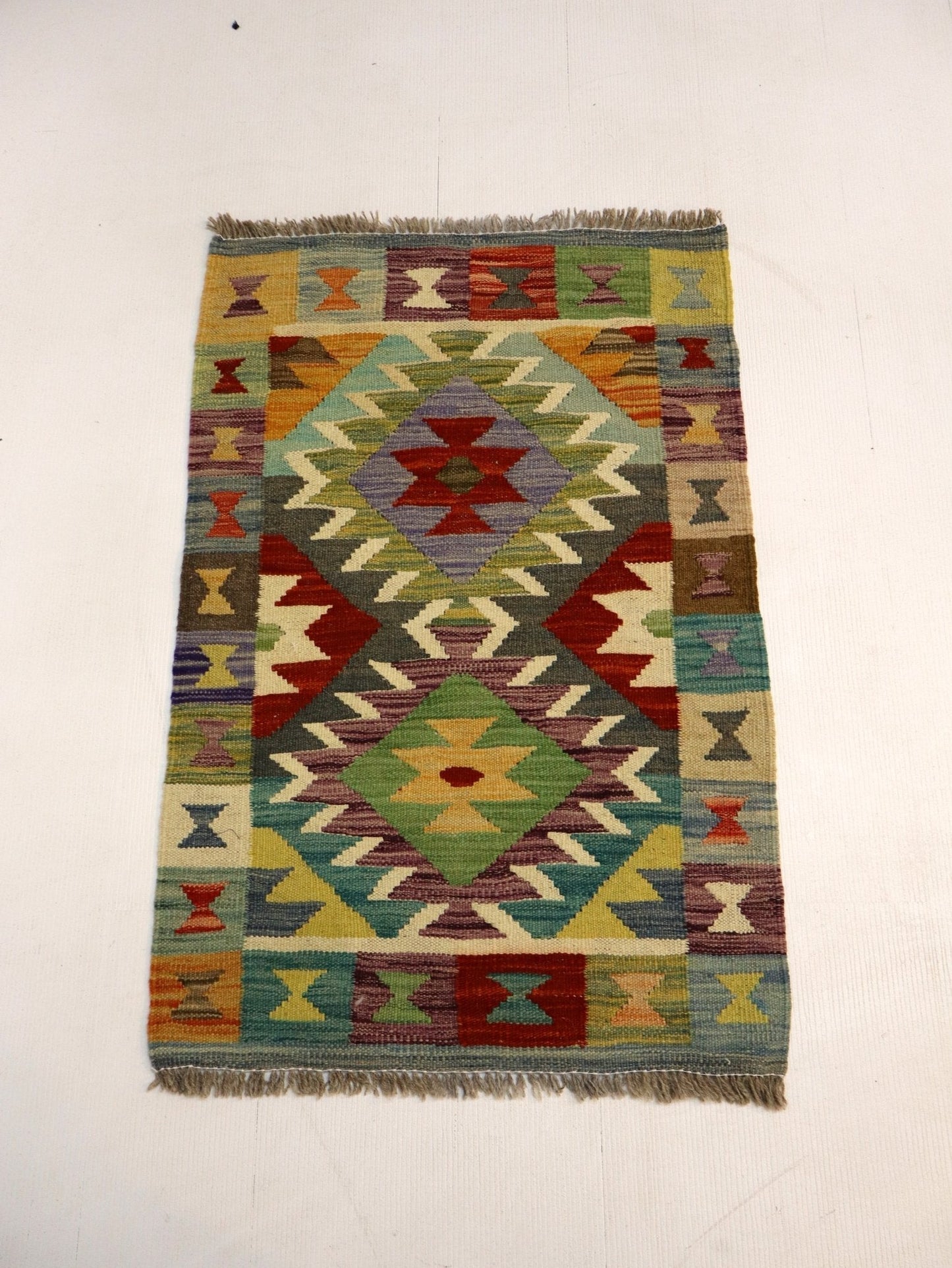 Afghan Maimana Kelim Teppich | 1' 11" x 2' 11"