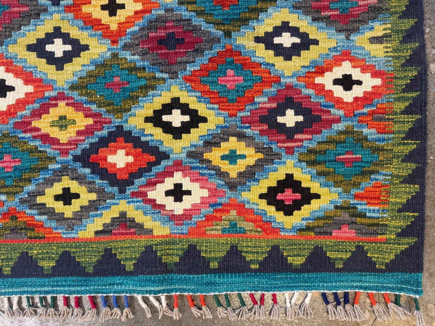 Afghan Maimana Kilim Rug | 2' 10" x 4' 5"