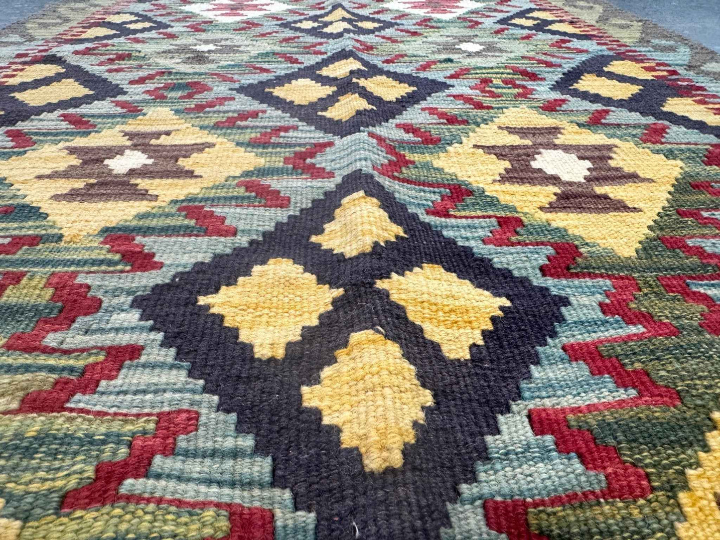 Afghan Maimana Kilim Rug | 2' 8" x 6' 3"