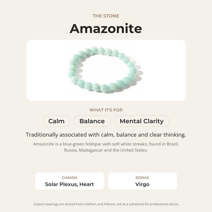 Amazonite Bead Bracelet