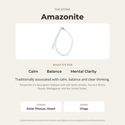 Amazonite Bracelet - 2-3mm