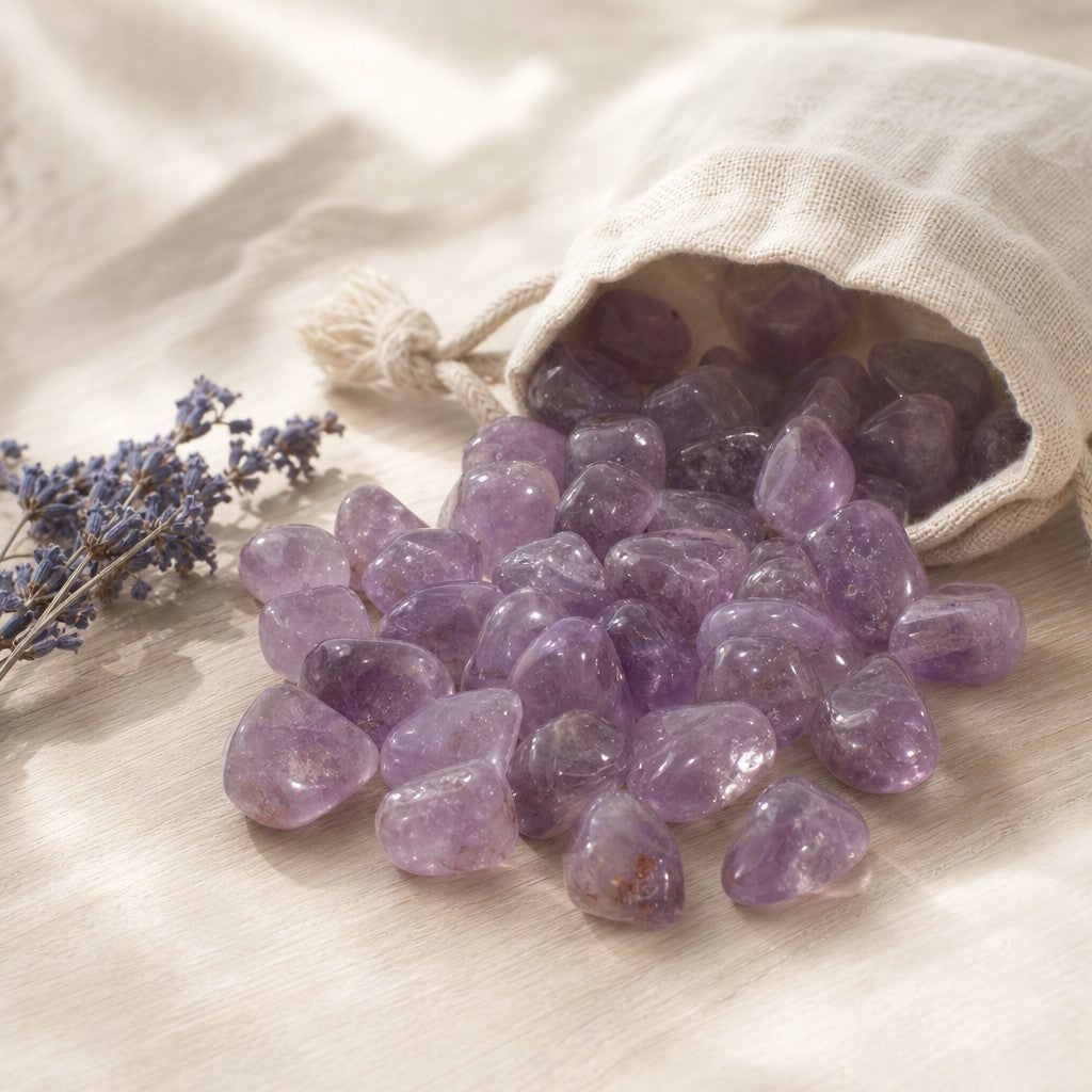 Amethyst A Tumbled Stones