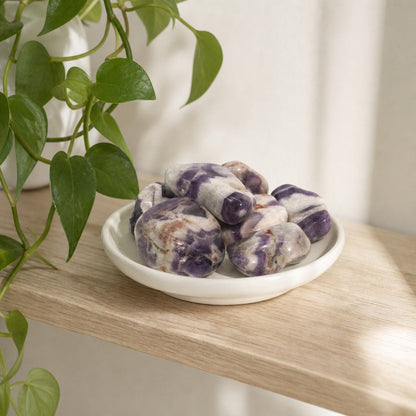 Amethyst Chevron A Tumbled Stones