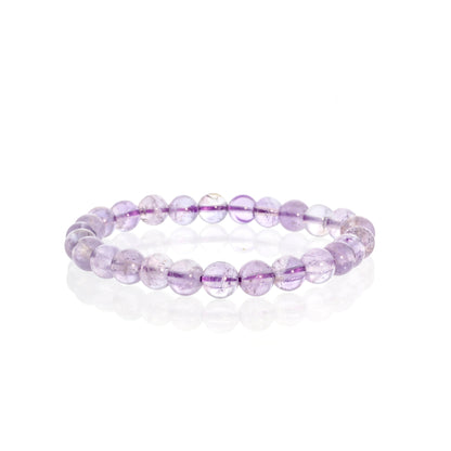 Amethyst Light Purple Round Bracelet - 8mm