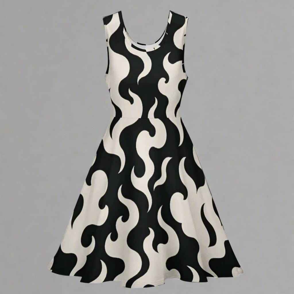 Puff Skater Dress
