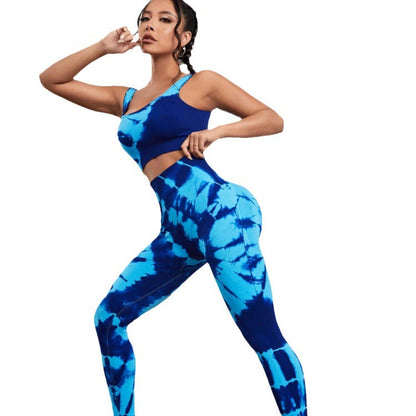 Women’s Yoga & Running Workout Outfit – Beauty Back Exercise Activewear Set