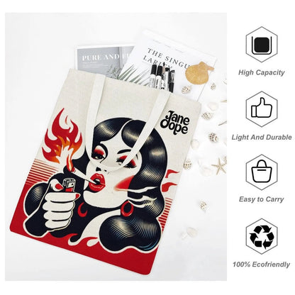 Beauty Who Burns Tote Bag