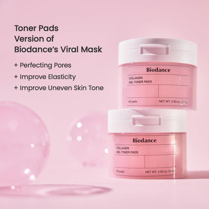 Biodance Collagen Gel Toner Pads 140g / 60pads