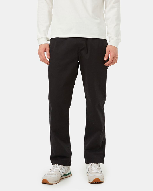 Stretch-Twill-Hose zum Hineinschlüpfen mit geradem Bein