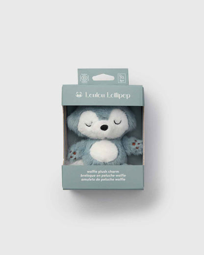 Wolfie Plush Bag Charm - Smoke Blue