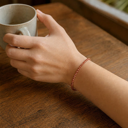 Brown Goldstone Bracelet - 2-3mm