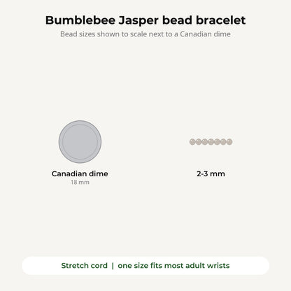 Bumblebee Jasper Bracelet - 2-3mm