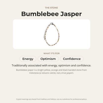 Bumblebee Jasper Bracelet - 2-3mm