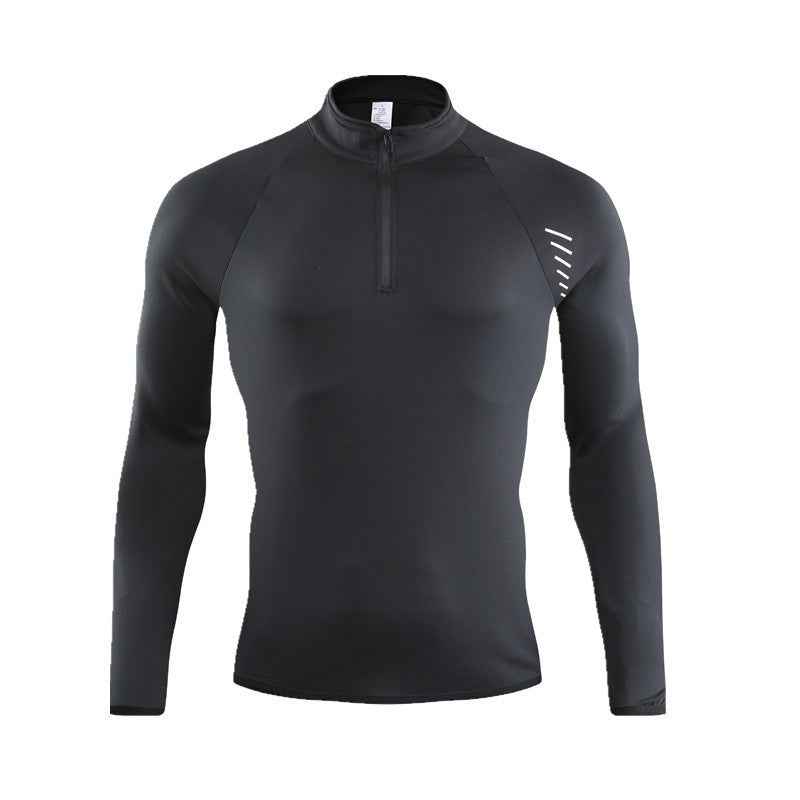Half-Zip Quick-Dry Workout Top – Outdoor Running & Fitness Activewear