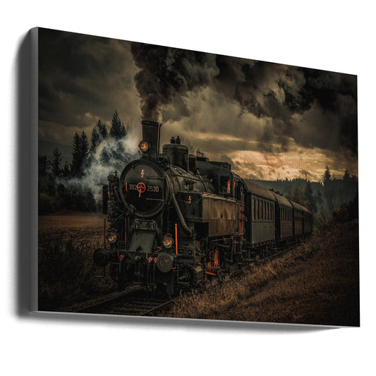 Wandbild Goldgräberzug